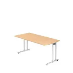 Schreibtisch Office Holz 160 cm - Farbe: Ahorn - Material: Holzwerkstoff - Schreibtisch