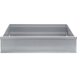 Schublade FS, Stahlblech, B 993 x T 592 x H 206 mm, Weissaluminium, bis 60 kg