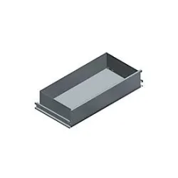 Schubladen, für Feldbreite 995 mm, H 206 mm, T 500 mm, hellsilber