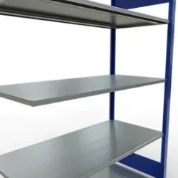 SCHULTE Lagertechnik - Stecksystem Anbauregal - 2000x1300x600 mm, Typ 150 kg