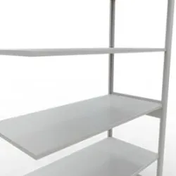 SCHULTE Lagertechnik - Stecks.Anbaur. mit Längenriegel - 2500x1300x600 mm, Typ 150 kg