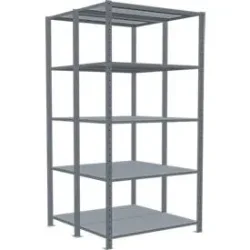 SCHULTE Lagertechnik - Stecks.Doppelgrundregal Typ 150 - 2000x1000x2x500 mm verz.2x5 Böden