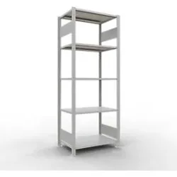 SCHULTE Lagertechnik - Stecks.Grundr. mit Längenriegel - 2000x750x500 mm, Typ 150 kg