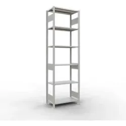 SCHULTE Lagertechnik - Stecks.Grundr. mit Längenriegel - 2500x750x400 mm, Typ 150 kg