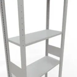 SCHULTE Lagertechnik - Stecks.Grundr. mit Längenriegel - 3000x750x300 mm, Typ 150 kg