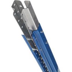 Schulte Lagertechnik Stützen-Adapter für Ständerrahmen S625-A18, verzinkt