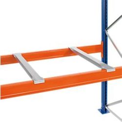 Schulte Lagertechnik Tiefenauflagen zur Querlagerung für Palettenregale, für Rahmentiefe 1100 mm, verzinkt, 2 Stück