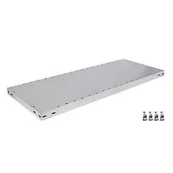 SCHULTE Lagertechnik Zusatz-Fachboden MULTIPlus 250, 750x 300 mm, 40 mm Kante, mit 4 Fachbodenträgern