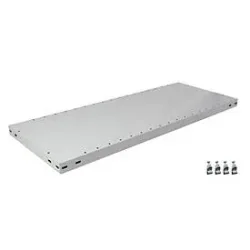 SCHULTE Lagertechnik Zusatz-Fachboden MULTIPlus 250, 1000x 400mm, 40 mm Kante, mit 4 Fachbodenträgern