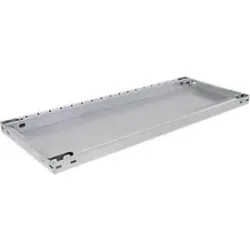 SCHULTE Lagertechnik Zusatz-Fachboden MULTIPlus 250, 1000x400mm, 40 mm Kante, mit 4 Fachbodenträgern
