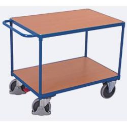 VARIOfit SW-600.510 Tischwagen Stahl pulverbeschichtet Traglast (max.): 500 kg Enzianblau (RAL 5010)