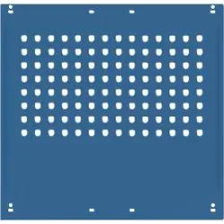 Seitenblende, f. Arbeitstische Universal Spezial/Ergo, f. Tiefe 800 mm, B 592 x H 628, brillantblau RAL 5007