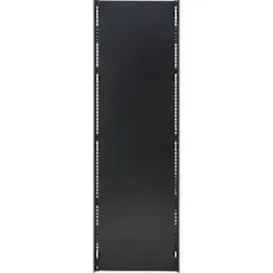 Seitenwand für Grundregal/Anbauregal ORDO Business, multifunktional, magnethaftend, B 600 x H 2000 mm, Stahl-Vollblech, tiefschwarz matt RAL 9005