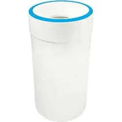 Selbstlöschender Abfallsammler, 60 L, weiss/blau