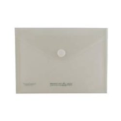 Sichttasche FolderSys FolderGreen®, A5 Querformat, B 253 x H 180 mm, Stärke 0,20 mm, mit Klettverschluss, 100 % PCR-PP, transparent, 10 Stück
