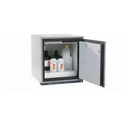 Sicherheits-Unterbauschrank Typ 90 asecos UB-T-90, Flügeltür, Anschlag rechts, Front Lichtgrau, B 593 x T 502 x H 600 mm