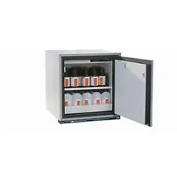 Sicherheits-Unterbauschrank Typ 90 asecos UB-T-90, Flügeltür, Anschlag rechts, Front Lichtgrau, B 593 x T 502 x H 600 mm