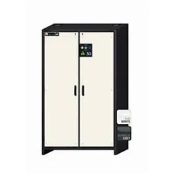 Sicherheitsschrank Typ 30 asecos Q-CLASSIC-30, Flügeltüren, Front Reinweiss, B 1164 x T 620 x H 1947 mm