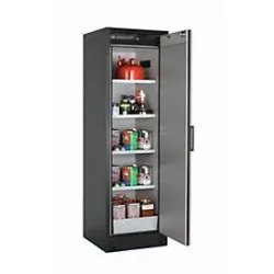 Sicherheitsschrank Typ 90 asecos Q-PEGASUS-90, Flügeltür mit Schliess-Automatik, Anschlag rechts, Front Reinweiss, B 599 x T 615 x H 1953 mm