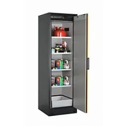 Sicherheitsschrank Typ 90 asecos Q-PEGASUS-90, Flügeltür mit Schliess-Automatik, Anschlag rechts, Front Sicherheitsgelb, B 599 x T 615 x H 1953 mm