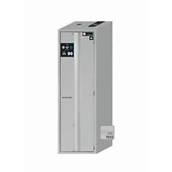 Sicherheitsschrank Typ 90 asecos S-PHOENIX Vol.2-90, Falttür mit Schliess-Automatik, Anschlag rechts, Front Lichtgrau, B 596 x T 749 x H 1968 mm