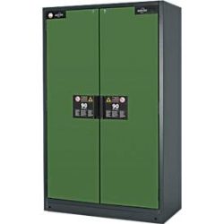 Sicherheitsschrank Typ 90, B 1200 mm, 4 Auszüge, resedagrün