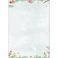 SIGEL Weihnachtsmotiv-Papier A4 DP608 Magic Watercolor 25 St&uuml;ck