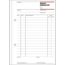 sigel® Rapport/Regiebericht RP510, DIN A5 hoch, 100 Blatt