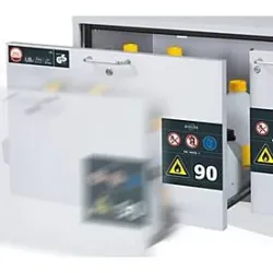 Soft-Close-Funktion, für asecos Sicherheitsschränke der K90, UB30 und UB90 Serie, mitbestellen bei Auftragserteilung