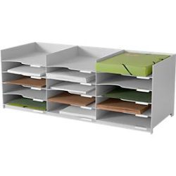 Sortierstation, DIN A4, Polysytrol, grau