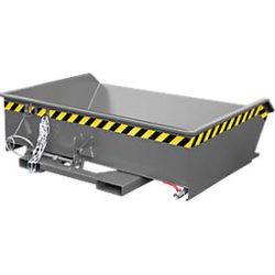Späne-Behälter Bauer SMGU 610, öl- & wasserdicht verschweisst, 610 l, grau