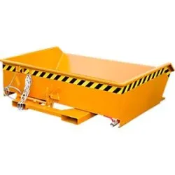 Späne-Behälter Bauer SMGU 610, öl- & wasserdicht verschweisst, 610 l, orange