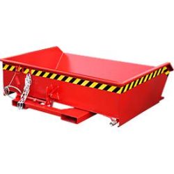 Späne-Behälter Bauer SMGU 610, öl- & wasserdicht verschweisst, 610 l, rot