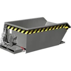 Späne-Behälter Bauer SMGU 230, öl- & wasserdicht verschweisst, 230 l, grau