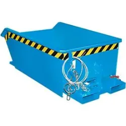 Späne-Behälter Bauer SMGU 270, öl- & wasserdicht verschweisst, 270l, blau