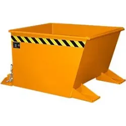 Späne-Kippbehälter SGU-RZ30, für Routenzüge, öl- und wasserdicht, 300 l, RAL 2000 gelb