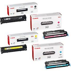Sparpaket Canon T716BK/Y/M/C, 4 Toner schwarz/gelb/magenta/cyan, original