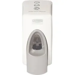Spender für Toilettensitzreiniger Rubbermaid®, 400 ml, kompatibel mit RVU03817, L 135 x B 105 x H 214 mm, weiss-grau