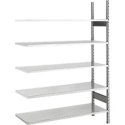 SSI Schäfer Archivregal, Anbaufeld, 5 Böden, B 995 x T 300 mm, verzinkt