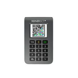 TAN Generator REINERSCT tanJack photo QR,  für Sm@rtTAN photo & chipTAN QR, bis 5 Jahre Batterielaufzeit, grau