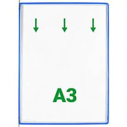 tarifold Sichttafeln DIN A3, blau, 10 Stück