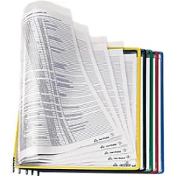 Djois Tarifold Drehzapfentafeln A5/114009, farblich sortiert, PVC, A4 , Inh. 10 Stück