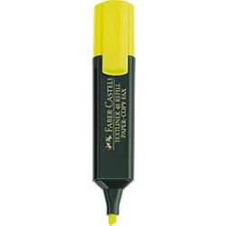 Textmarker von FABER-CASTELL, gelb, 10 Stück