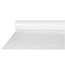 Tischdecke Papstar, L 50 m x B 800 mm, Stärke 45 ?, beidseitig verwendbar, wetterfest, abwaschbar, recycelbare LDPE-Folie, weiss, 6 Rollen
