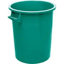 Tonne, aus HDPE, stapelbar 75 Liter, grün