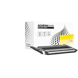 Toner Schäfer Shop Select, kompatibel zu HP 117A (W2072A), Original-Herstellerchip, ca. 700 DIN A4 Seiten, gelb