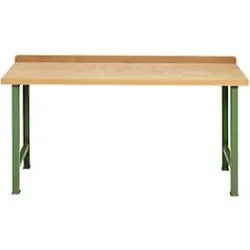 TOP-Werkbank-Grundeinheit, Grundausführung, grün, B 1500 mm