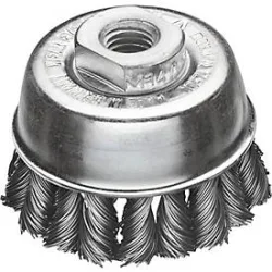 Topfbürste D.65mm M14 Drahtstärke 0,5mm STA Wechselzopf 12500min-¹ LESSMANN