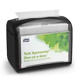 Tork Tischserviettenspender N4, N12 Xpressnap Plastik Schwarz