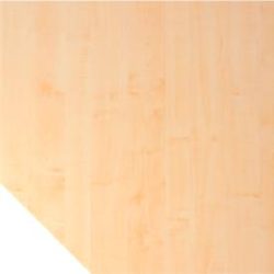Anbautisch Office Holz 120 cm - Farbe: Ahorn - Material: Holzwerkstoff - Anbautisch